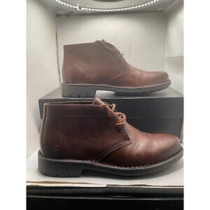 Born Men's Lincoln Chukka Boot Dark Brown Full Grain Leather - BM0019506 8.5M